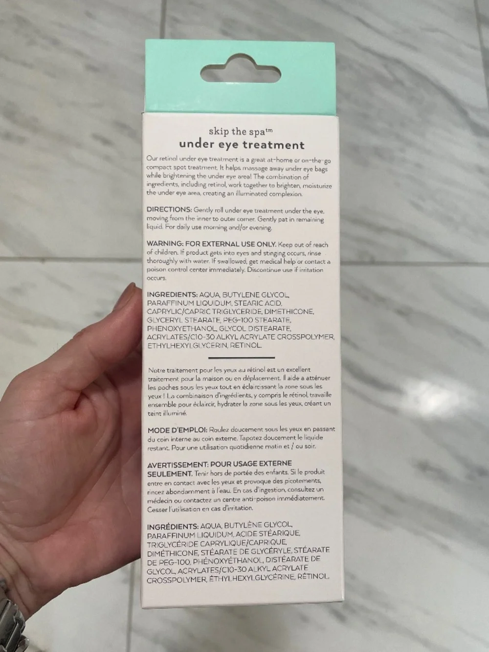 skip the spa™ Retinol Under Eye Treatment